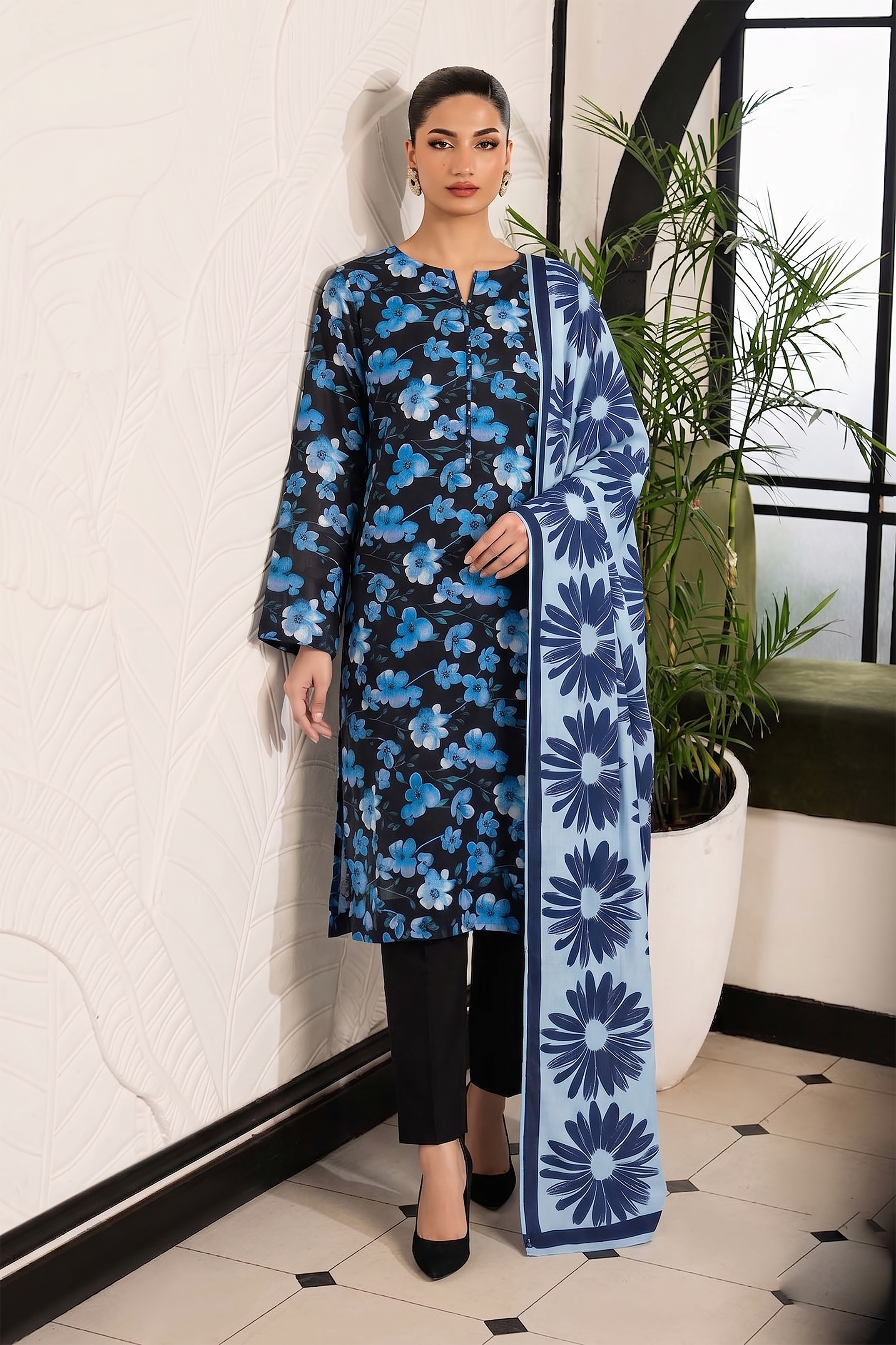 Aabroo Pret – 3-Piece Lawn Suit