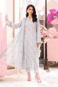 Aabroo Pret – Dyed Lawn Embroidered 3 Piece Unstitched Suit