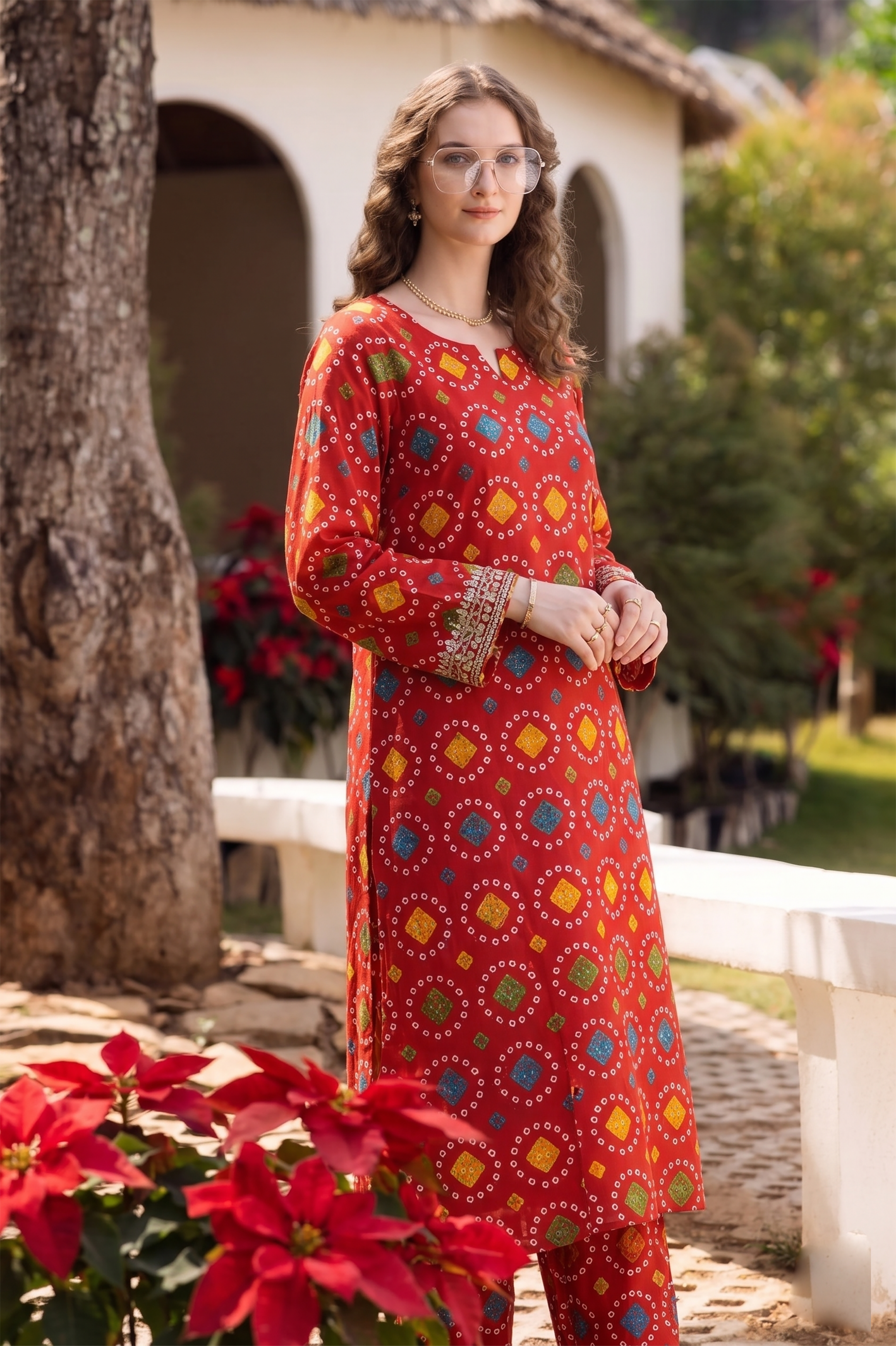 Aabroo Pret- 2PC Unstitched Lawn Suit