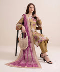 Aabroo Pret – 3 Piece Embroidered Lawn Suit